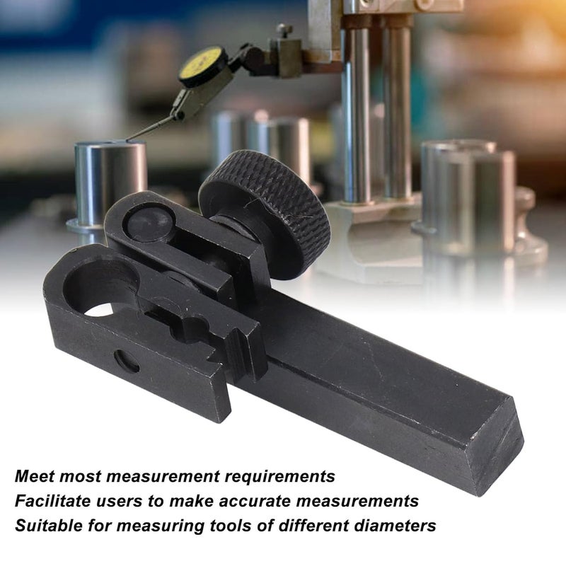 Fockety Dial Test Indicator Height Holder Bar 9mm x 9mm x 50mm & Sleeve Swivel Clamp Indicator Attachment 8mm 6mm Diameter Hole, Industrial Tools Height Adaptor with Clamps - Image 3